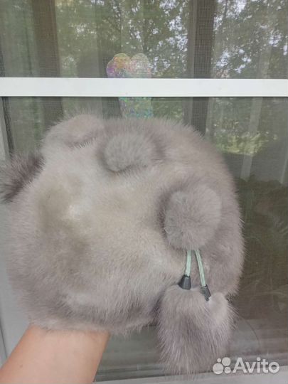 Шапка норковая женская