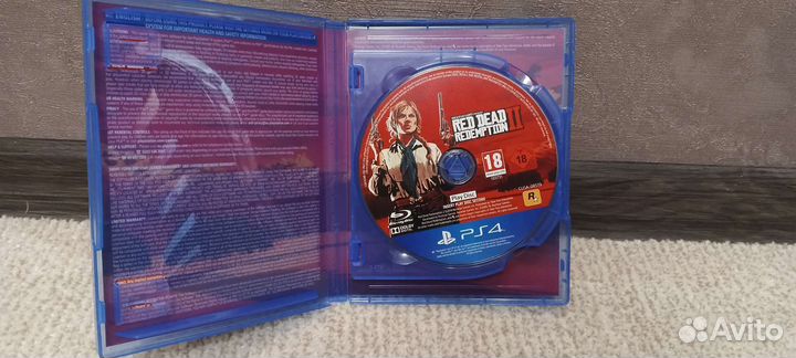 Диск Read dead redemption 2 для ps4