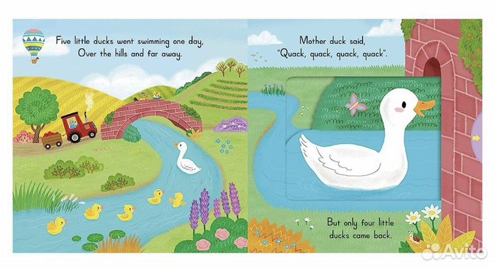 Five Little Ducks книга на английском для детей