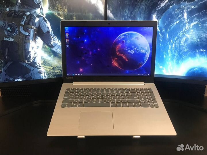 Стильный ноутбук Lenovo 2видеокарты/Full-HD/SSD