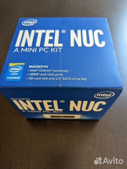 Неттоп Intel NUC5cpyh, Мини пк 8Gb, SSD 256GB