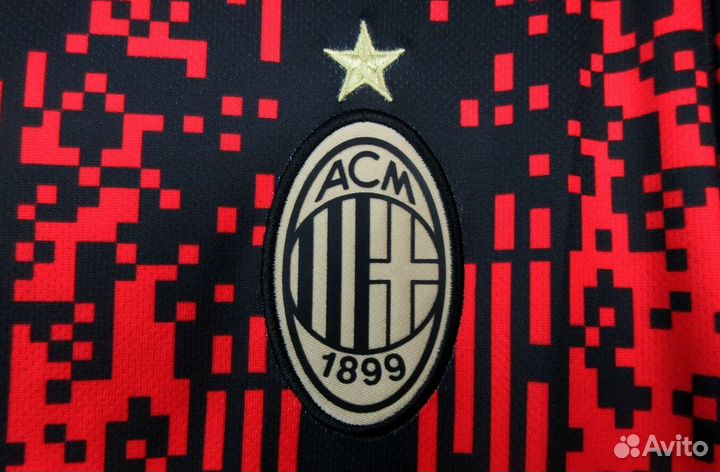 Футболка игровая фанатская Милан сезон 22/23