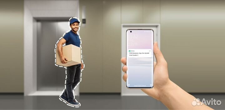 Умный дверной звонок Xiaomi 2K RU