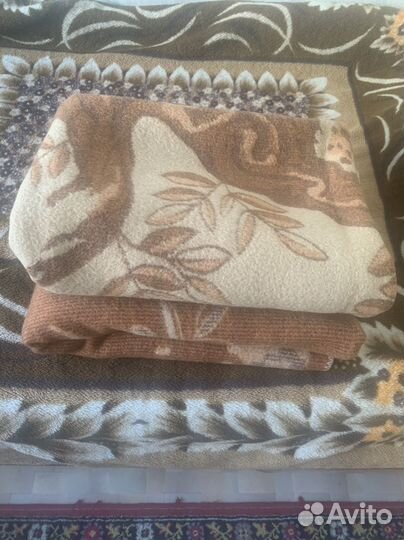 Одеяло 2 шт шерсть СССР