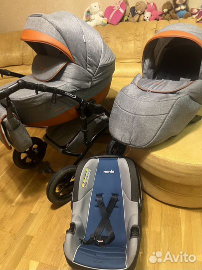 Коляска 2 в 1 в идеальном сост + автолюлька