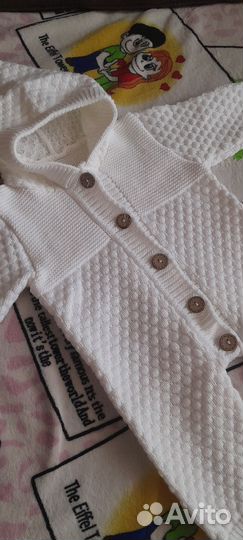 Вязаный костюм детский