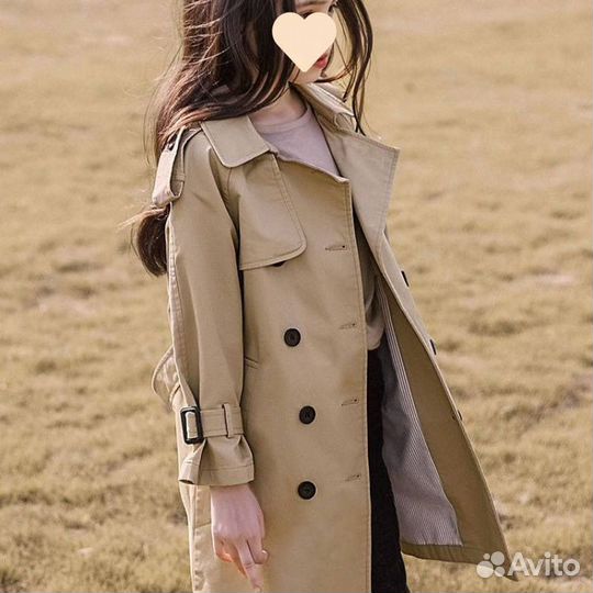 Плащ тренч для девочки