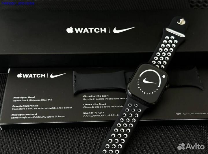 Apple Watch 9 с яблоком. Хит 2024 (Арт.99882)