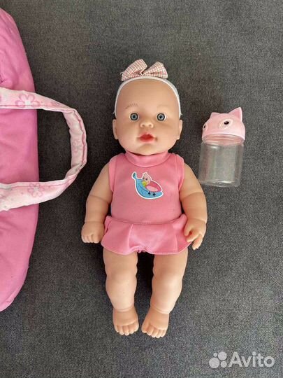 Кукла переноска и коляска ванна для кукол пупсик