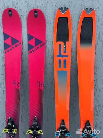 Лыжи горные скитур fischer, dynafit