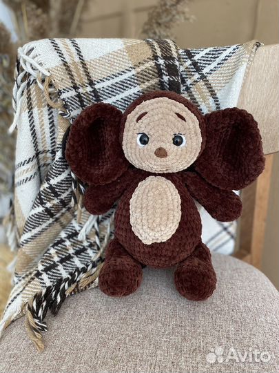 Игрушка чебурашка. Ручная работа