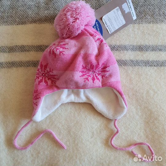 Новая шерстяная шапка для девочки Janus 42-44 см