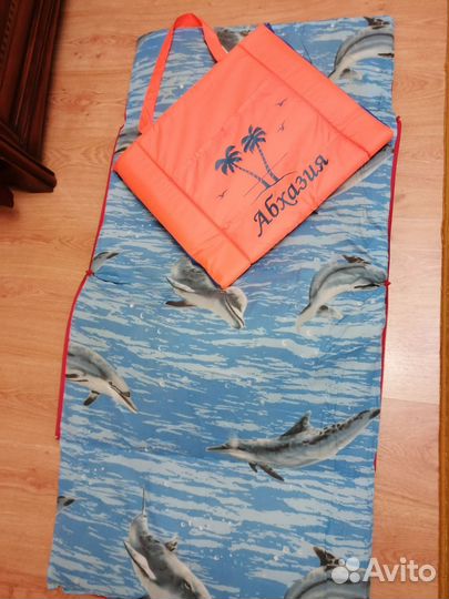 Пляжная сумка коврик