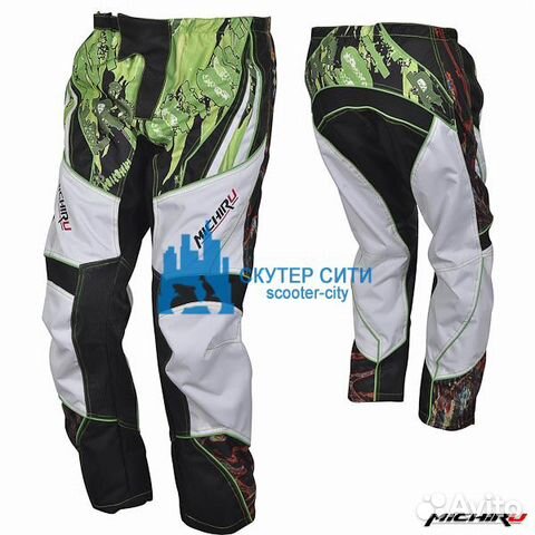 Штаны для мотокросса MC 9033 Зеленые (Размер XL) M