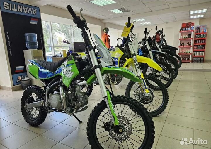 Питбайк Apollo RFZ Start 125LE 17/14 зелёный