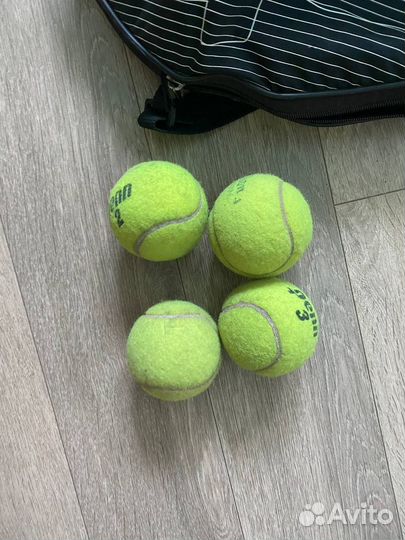 Ракетки для большого тенниса, чехлы и мячики