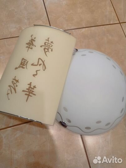 Люстры и светильники бу