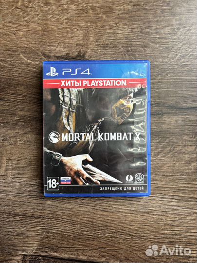 Mortal Kombat X диск с игрой для PS4