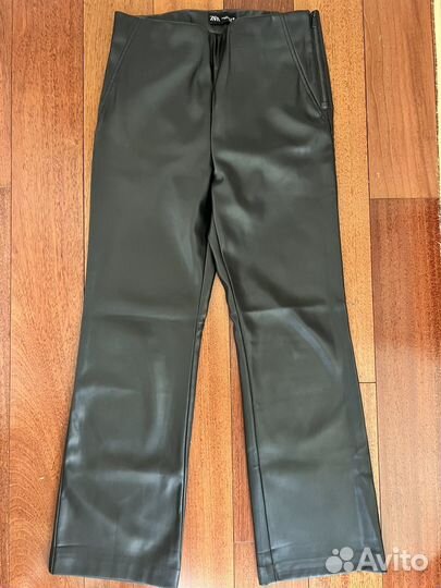 Брюки экокожа