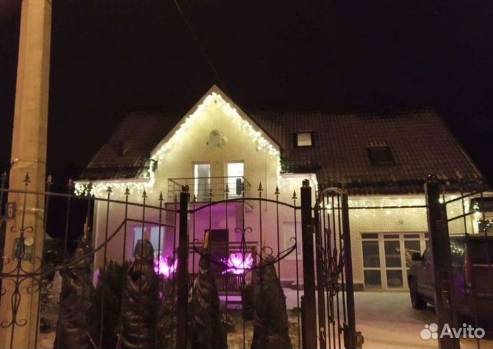 Фасадное освещение домов