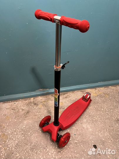 Самокат детский трехколесный бу