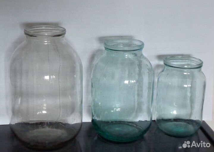 Банки стеклянные. 1, 2, 3 литра. Доставка