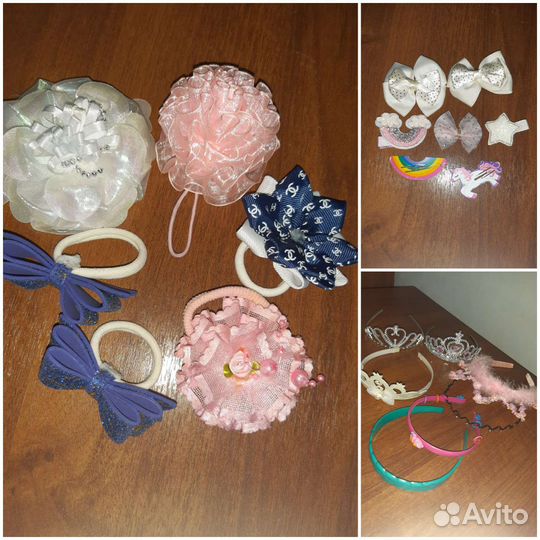 Резинки,заколки,ободки бесплатно