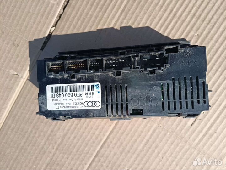 Блок управления климатом Audi A4 B7