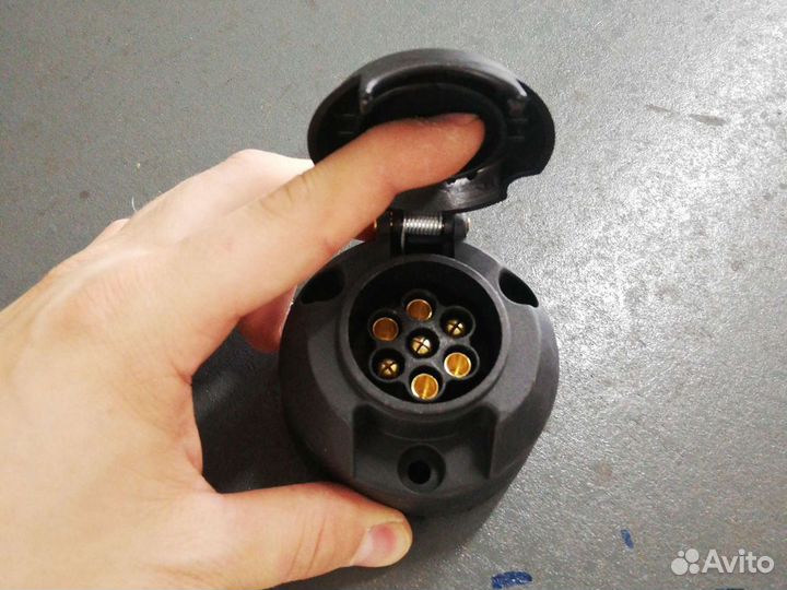 Разъём прицепа пластмассовый