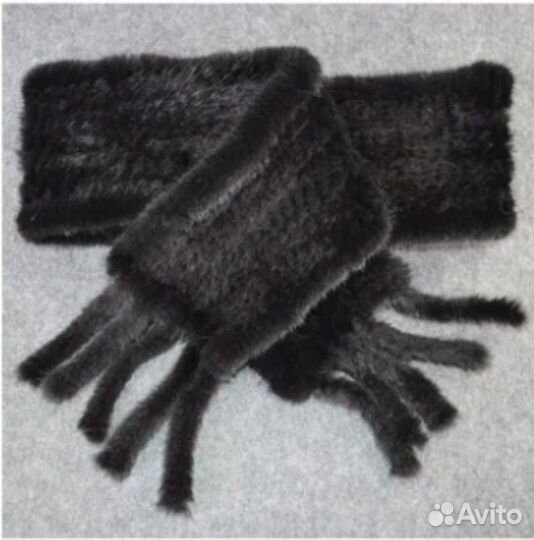 Женский шарф меховой