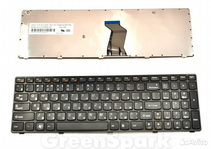 Клавиатура для ноутбука Lenovo V570/B570/V570A/V5