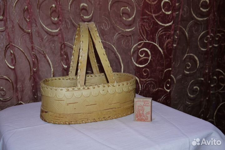 Корзиночки из бересты и соломки. Кашпо