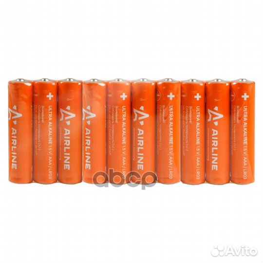 Батарейки LR03/AAA щелочные 10 шт. AAA10 airline