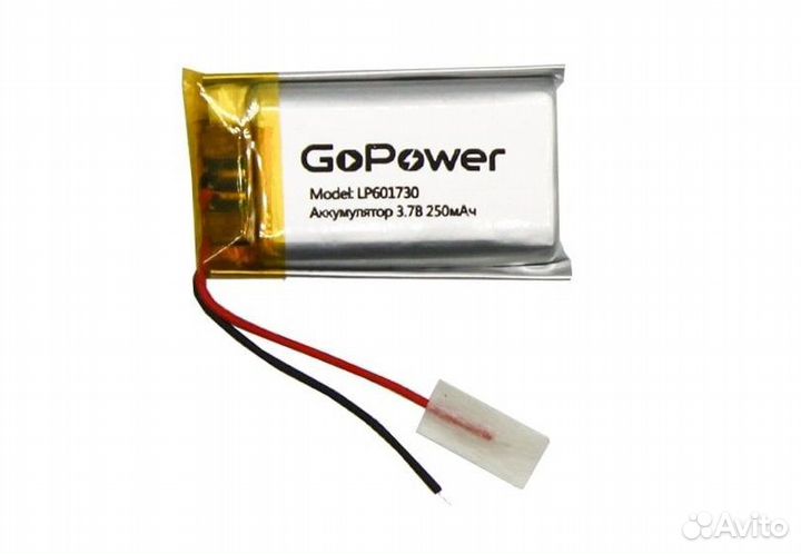 Аккумулятор Li-Pol LP601730 3.7V 250mAh