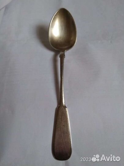 Ложка чайная серебро 84