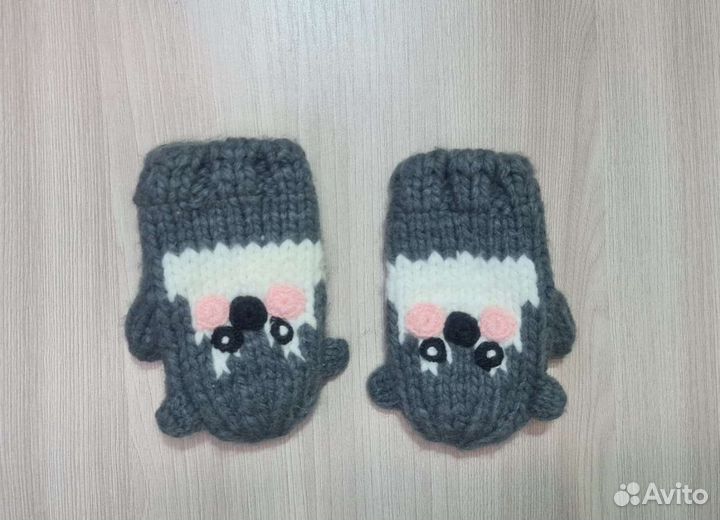 Варежки перчатки на девочку next 2-3г
