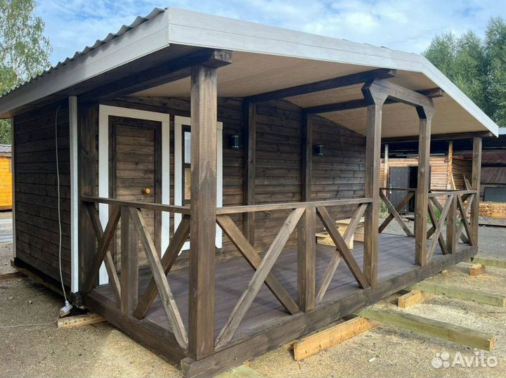 Мобильная баня 6х4.5