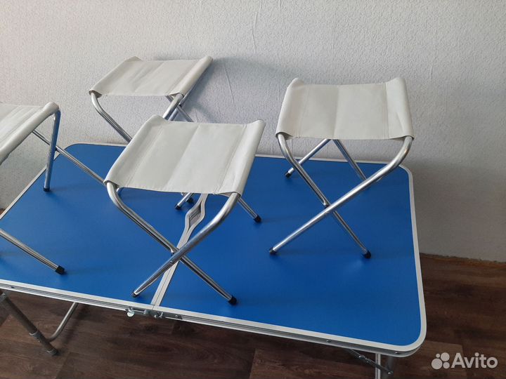 Стол складной туристический со стульями и без