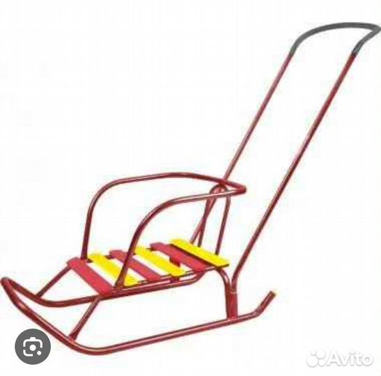 Детские зимние санки коляска бу