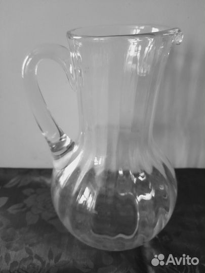 Кувшины стекло разные - 3 шт. СССР