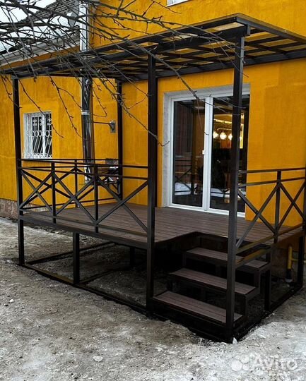 Приставная терраса к дому