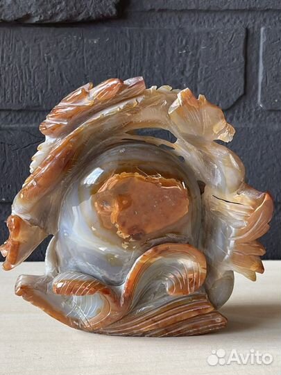 Мифологический китайский дракон. Агат