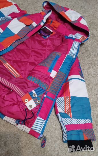 Зимний костюм лыжный девочки 128 134 140