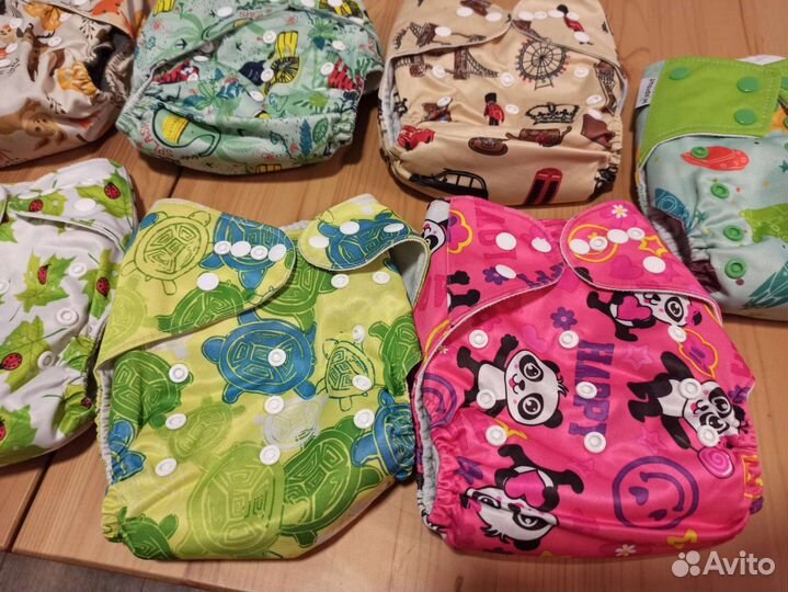 Многоразовые подгузники little fox и gloryes