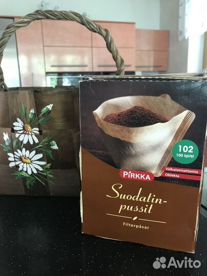 Фильтры бумажные капельная кофеварка 100 Финляндия