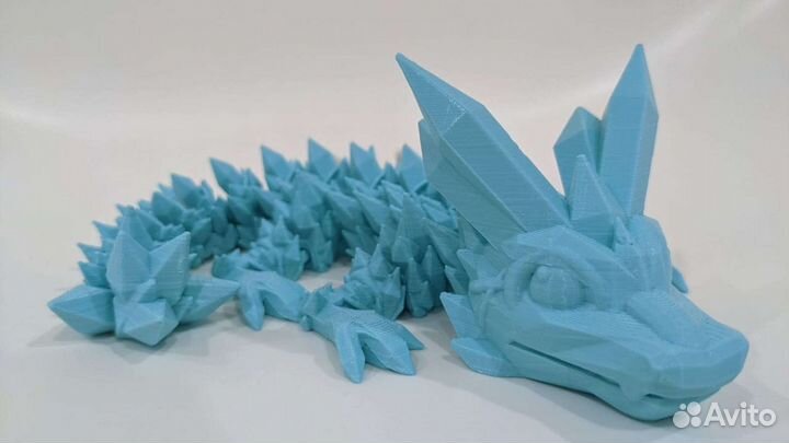 Дракон кристалл мини 3d печать