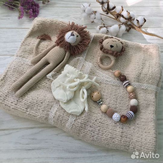 Плед детский, для новорожденного