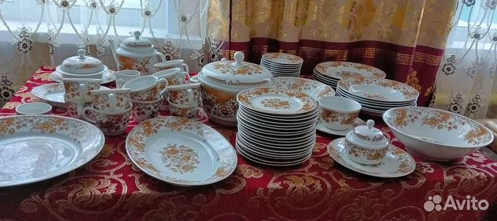 Чайно -Столовый сервиз Чехословакия Moritz Zdekau