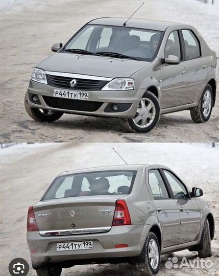 Бампер задний logan 2