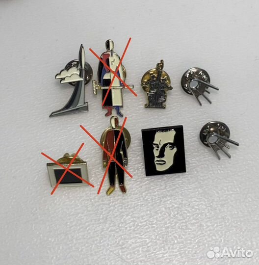 Значки пины Heart of Moscow